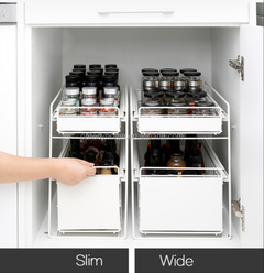 SLS 2-Tier Stackable Cabinet Rack