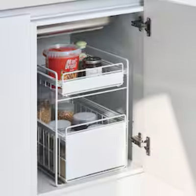 SLS 2-Tier Stackable Cabinet Rack