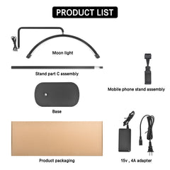 SLS Professional LED Half Moon Beauty Lamp