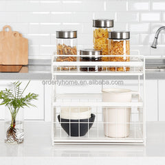 SLS 2-Tier Stackable Cabinet Rack